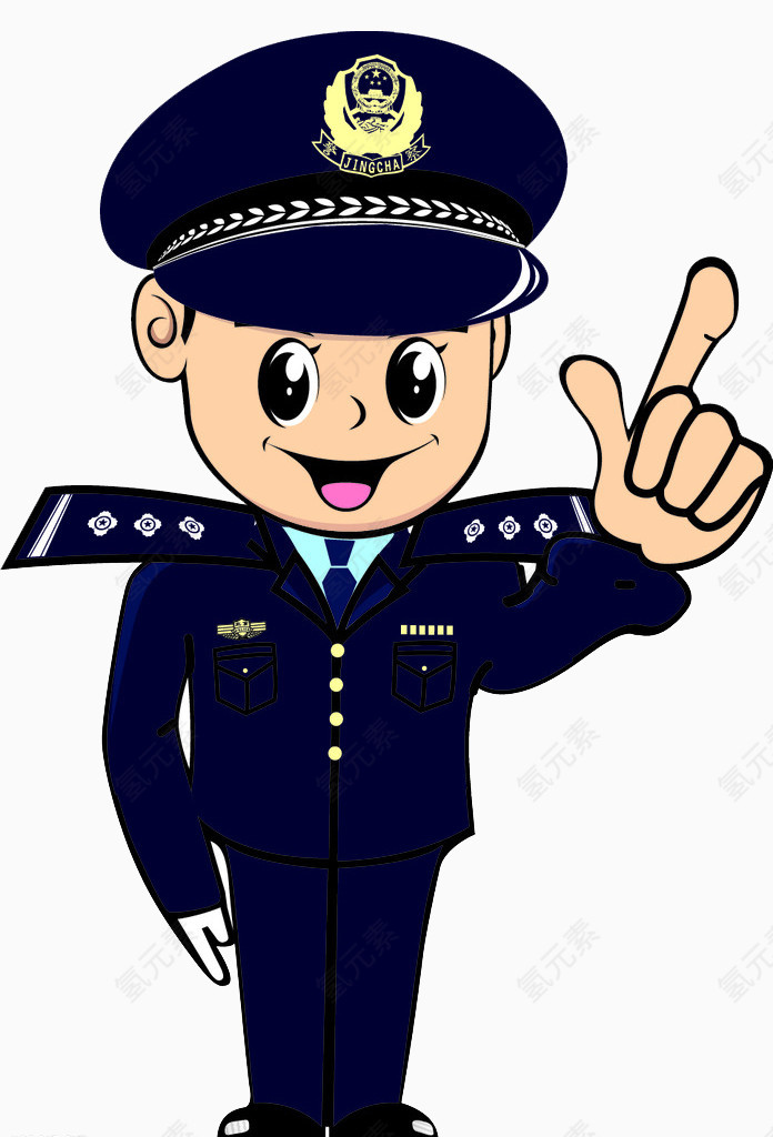 卡通警察
