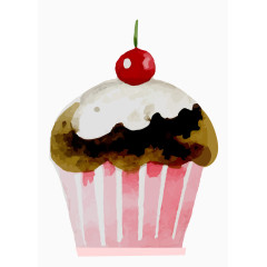 精美粉色圆形粉色蛋糕