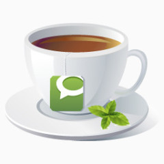 Technorati咖啡茶杯社会图标