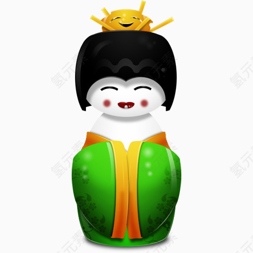 日本卡通艺妓美女