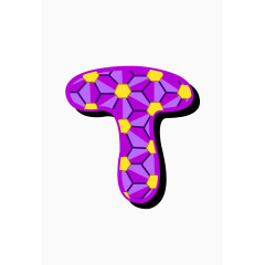趣味创意字母T