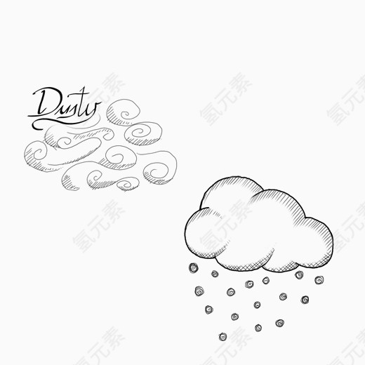 手绘天气