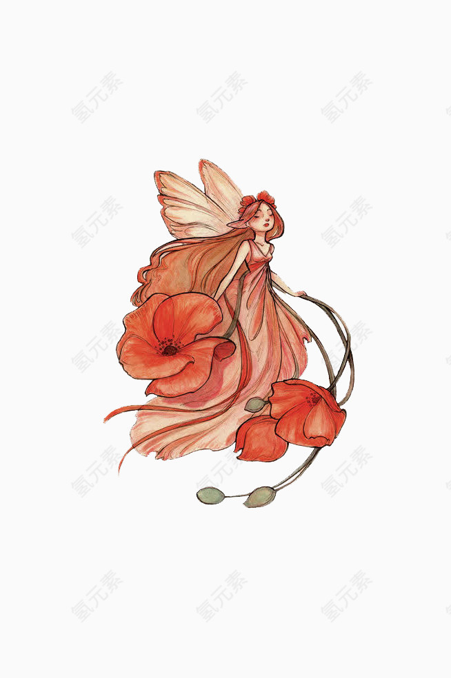 手绘精灵