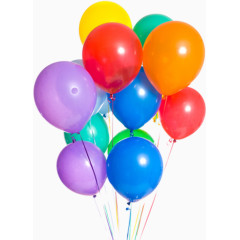 一束彩色气球