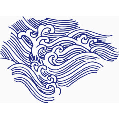 青花瓷浪花花纹