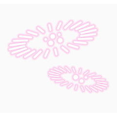 精致圆形五彩烟花