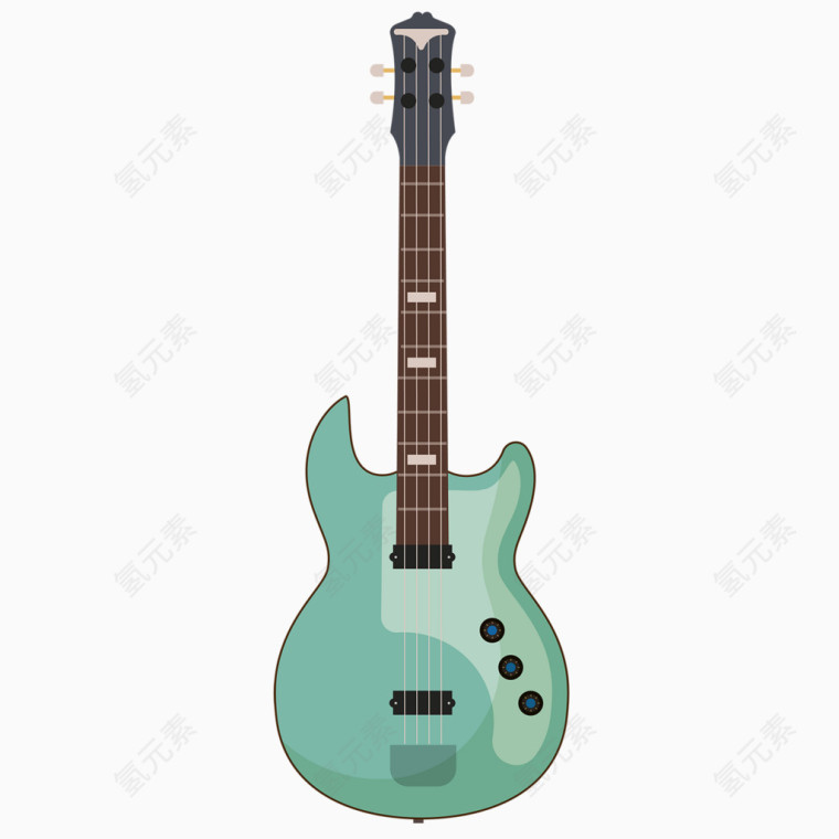 绿色吉他