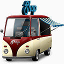 车商店大众汽车retro_bulli_icon_set