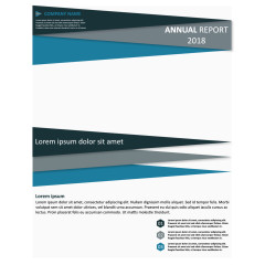 蓝色三角封面提案