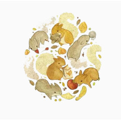 可爱小松鼠图片素材