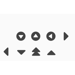 黑色简洁播放图标