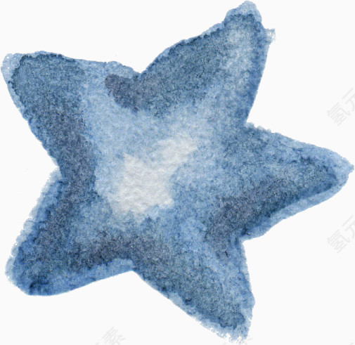 水彩星星