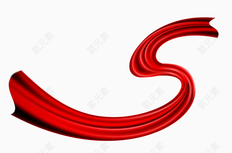 舞台背景装饰红色绸缎