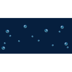 透明蓝色水滴迹