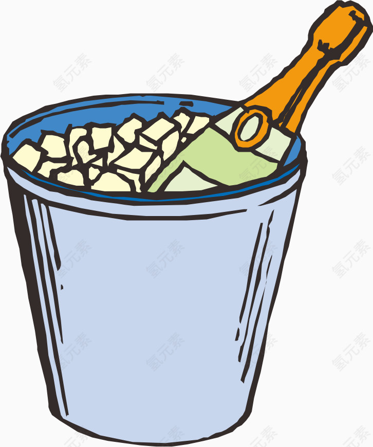 水桶矢量素材