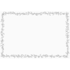 边框 简洁 黑白