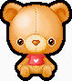 爱心小熊
