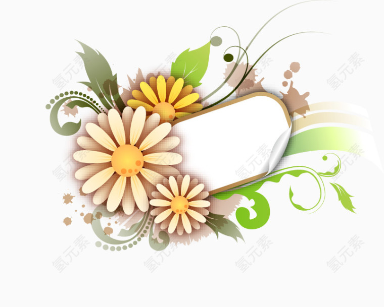 潮流花纹图案