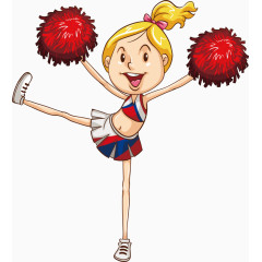 跳舞的拉拉队员