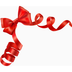 精美红色喜庆丝带