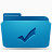 蓝色文件夹待办事项风味