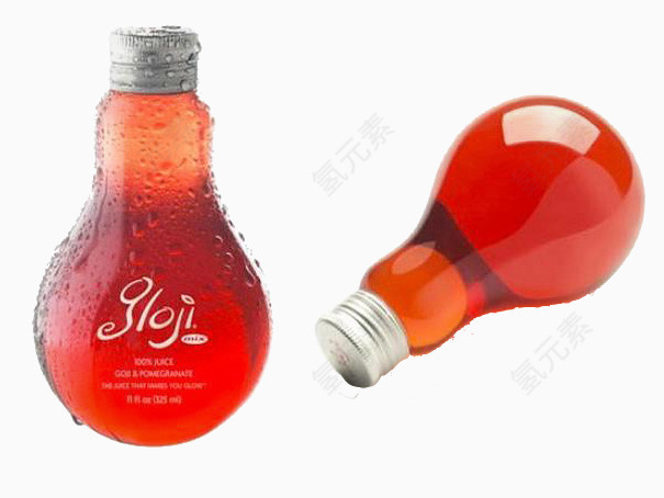 灯泡饮料瓶