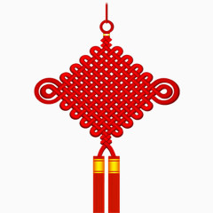红色中国结装饰喜庆