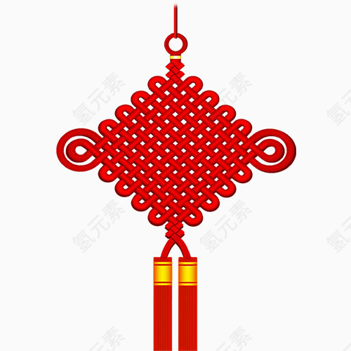 红色中国结装饰喜庆