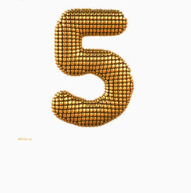 金色的5