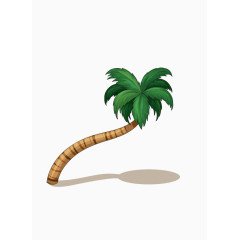 精美沙滩椰子树