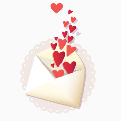 信封爱情PNG矢量素材