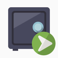 安全盒子正确的flat-icons