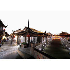 上海古镇夜景