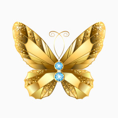 立体金蝴蝶