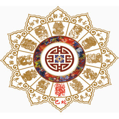 中国风生肖矢量