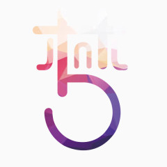 梦彩色艺术字体设计