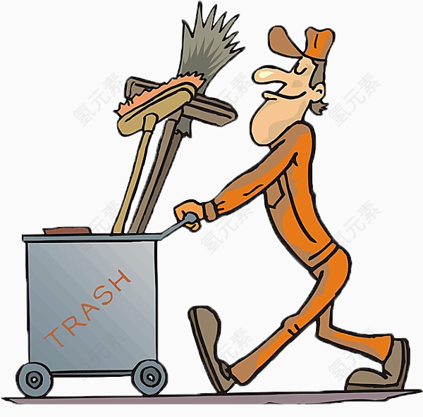 推卫生车的卫生员