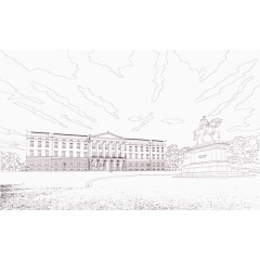 高楼建筑天空背景