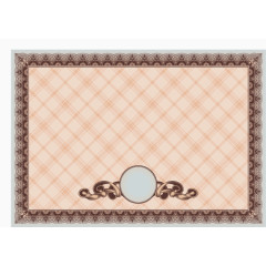 欧式证书元素矢量素材