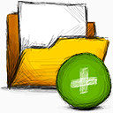 文件夹添加手绘网页图标