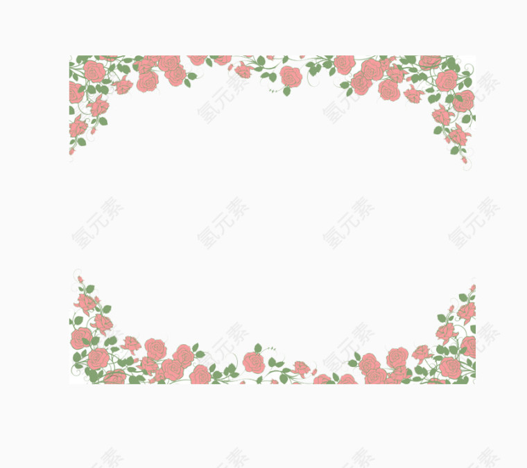 欧式花纹边框