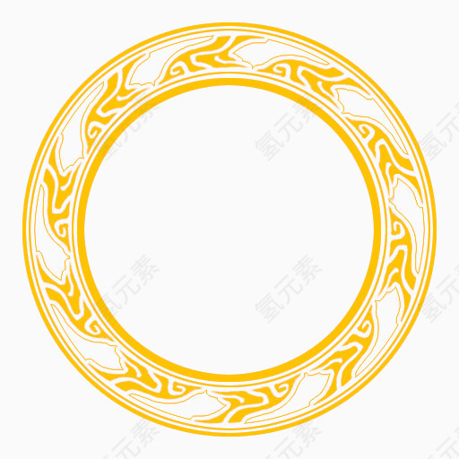 中国传统环形图案png