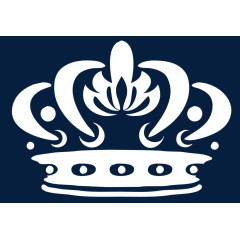 白色皇冠剪影矢量素材