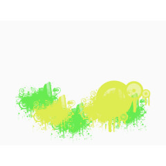 彩色花纹装饰插画