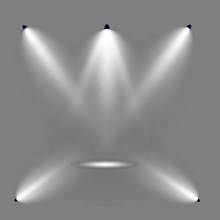 舞台灯光装饰免扣素材