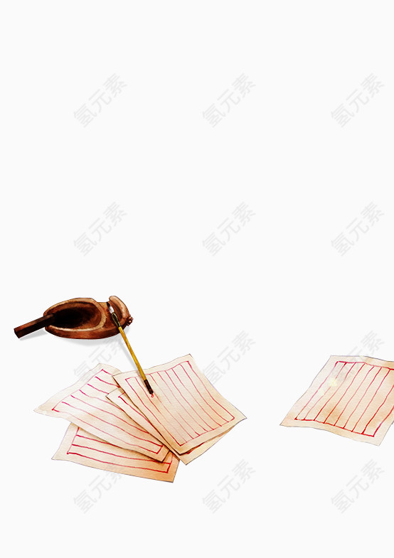 手绘古风纸张