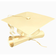 金闪闪的学士帽
