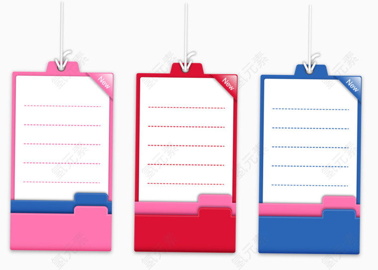 标签卡元素装饰