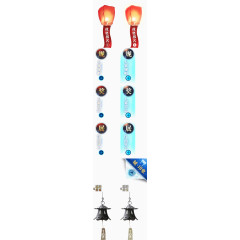 孔明灯促销标签