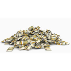 一堆美元图片 物品堆放